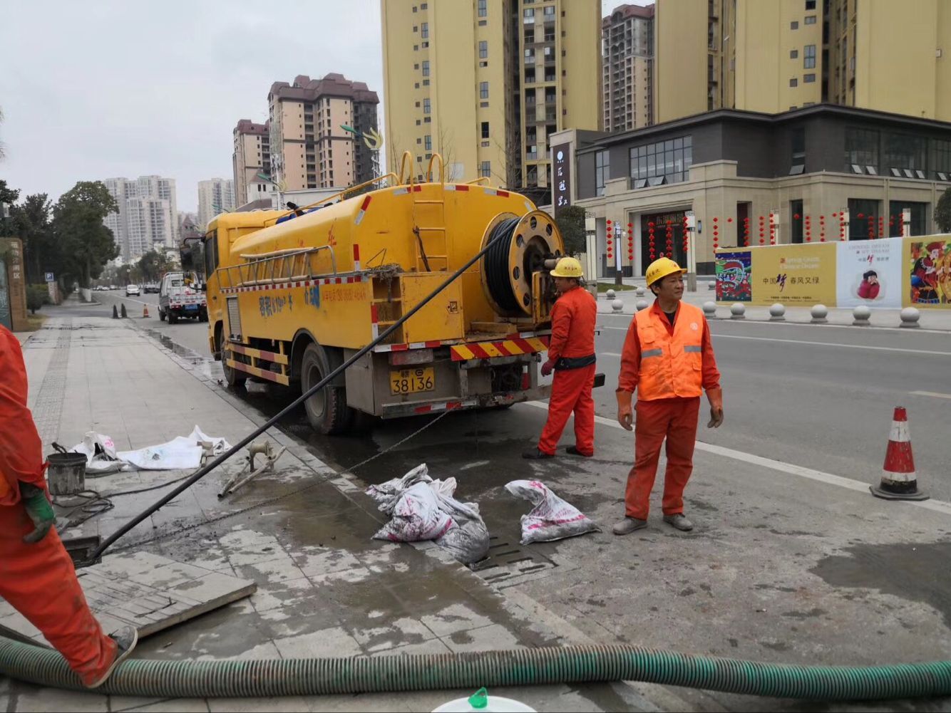 双柏排污管道清淤-管道清洗